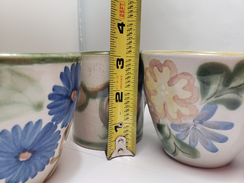 3 Mugs John B Taylor & Louisville Stoneware KY hand painted Pottery - Picture 9 of 13