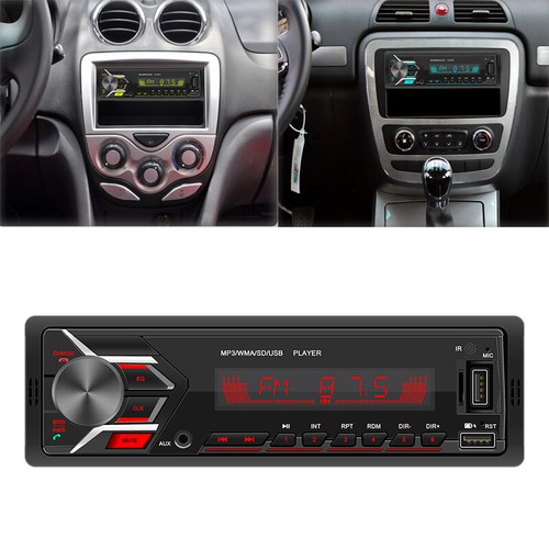 12V Car MP3 Player Bluetooth Hand-free FM Radio Aux Audio Colorful LCD Modified - Bild 3 von 6