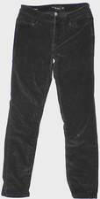 Women's Calvin Klein Ultimate Skinny Black Corduroy Pants Size 8 29/31 