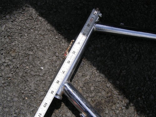 Vintage Raleigh Road Bike Frame. Chrome - Picture 10 of 11