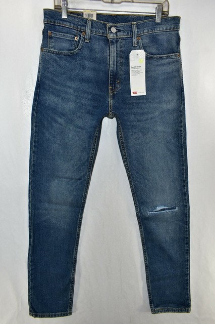 Levi's 512 Slim Taper Stretch Flex Eco Performance Blue Jeans Men Size  33x32 for sale online | eBay