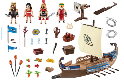 Playmobil 70466 Jason and the Argonauts – Greek Mythology Ship Set