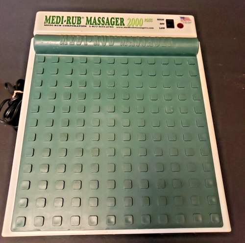 Medi-Rub 2000 Plus Vibrating Foot Massager MR-3F Machine – Deep Tissue Therapy - 第 1/7 張圖片
