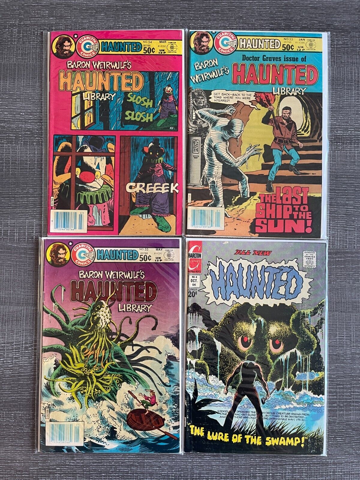 Haunted Comic Lot - 4 Book Lot - Mid/Higher Grade Lot (Charlton)