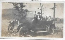 Antique Photo C1920 C1920 Chevrolet Woman Driving Children In Cars Backseat Antique Photo C1920 C1920 Chevrolet Woman Driving Children In Cars Backseat