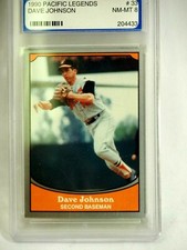Dave Johnson #33 1990 Pacific Legends PGS Mint 8