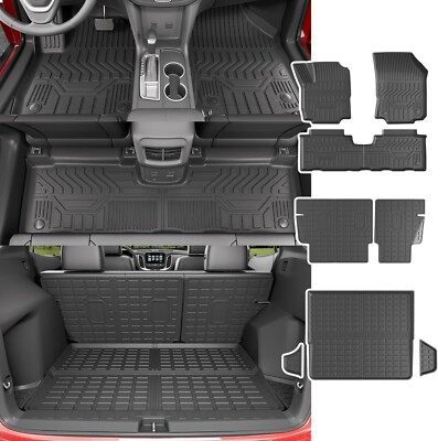 #ad For 2018 2024 Chevrolet Equinox GMC Terrain Floor Mats Cargo Mats Trunk Liners $99.99