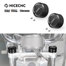 NICECNC Front Upper Fork Cover Caps For Harley Softail Slim FLSL 107 2018-2021