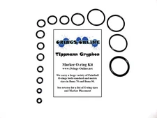 Tippmann Gryphon Paintball Marker O-ring Oring Kit x 4 rebuilds / kits