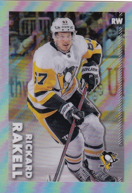 2022-23 Topps Chrome NHL Sticker Refractor #385 Rickard Rakell /99 MADE