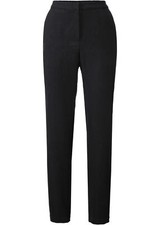 Hose mit Blumenprint Gr. 38 Schwarz Damenhose Business Pants Neu