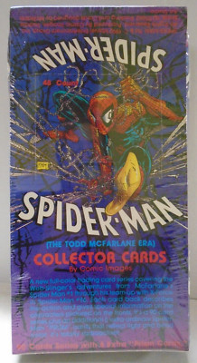 1992 COMIC IMAGES SPIDERMAN MCFARLANE COLLECTORS CARDS BOX NEW U.S.
