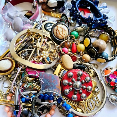 Vintage Schmuck Konvolut zum Tragen Umdrehen oder Restaurieren - lbb0239