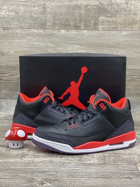 retro 3 crimson