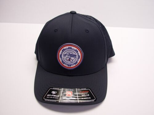Lift Bridge Brewing Hat Navy Richardson ONF632 FlexFit Strapback MN WI LaserPerf
