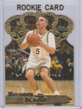 JASON KIDD Die-Cut ROOKIE CARD 1995 RC Cal Golden Bears COLLEGE BASKETBALL MAVS