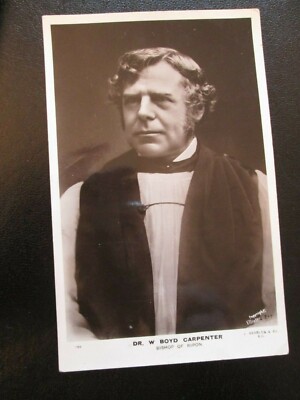Postkarte von Dr. W Boyd Carpenter, Bischof von Ripon (RP J Beagle & Co)