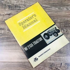 Massey Ferguson Mf 2135 Tractor Operators Owners Manual Gasoline & Diesel