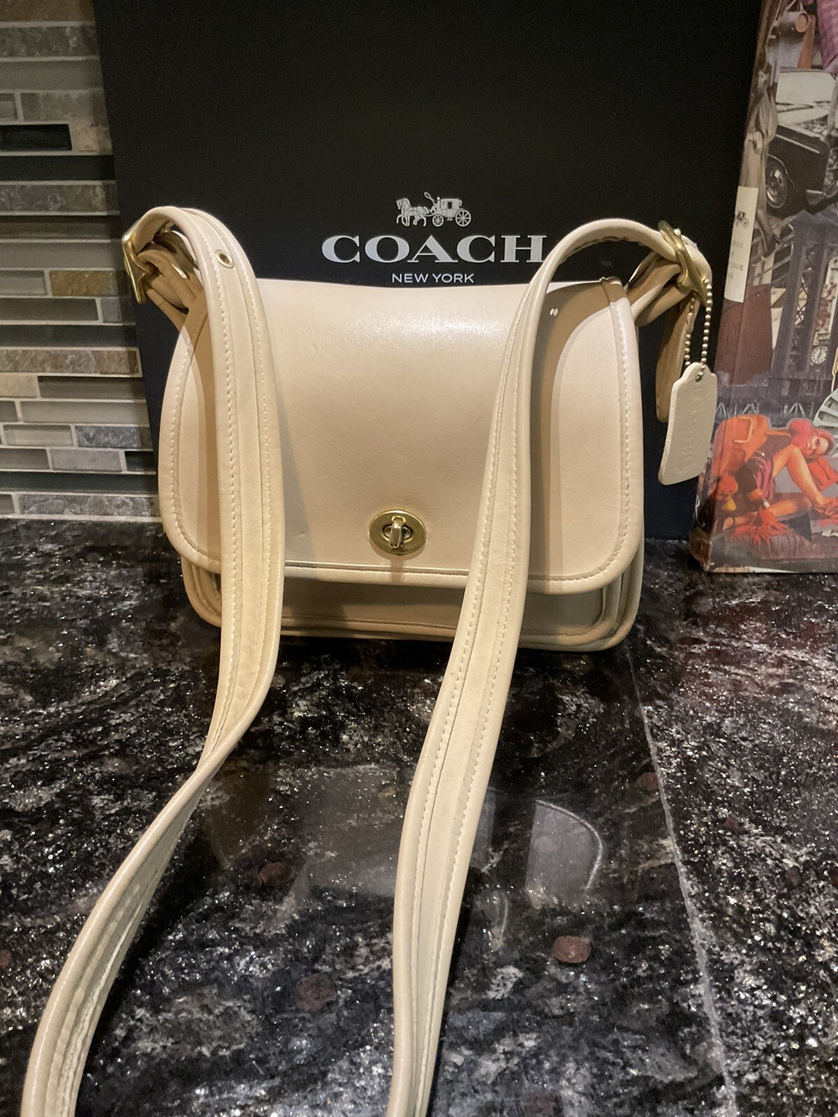 Coach Vintage Legacy Rambler Crossbody Shoulder Bag S… Gem