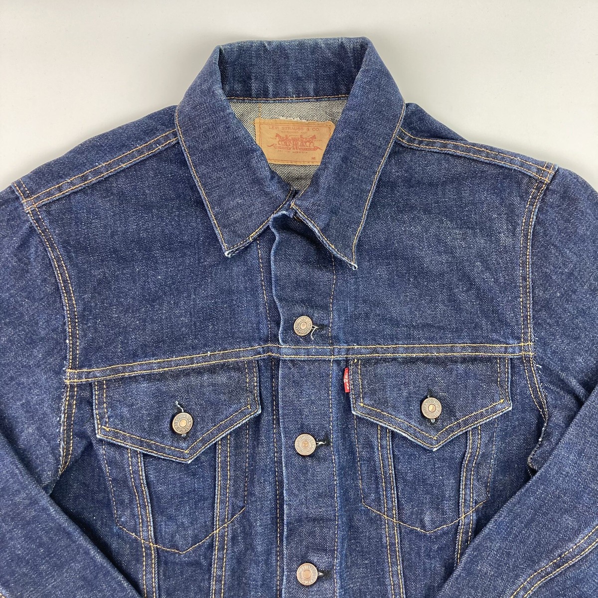 【miri】リーバイス Ｇジャン ビッグE WPL423 LEVI'S(リーバイス) デニムジャケット 3rd TYPE 米国製 ボタン裏