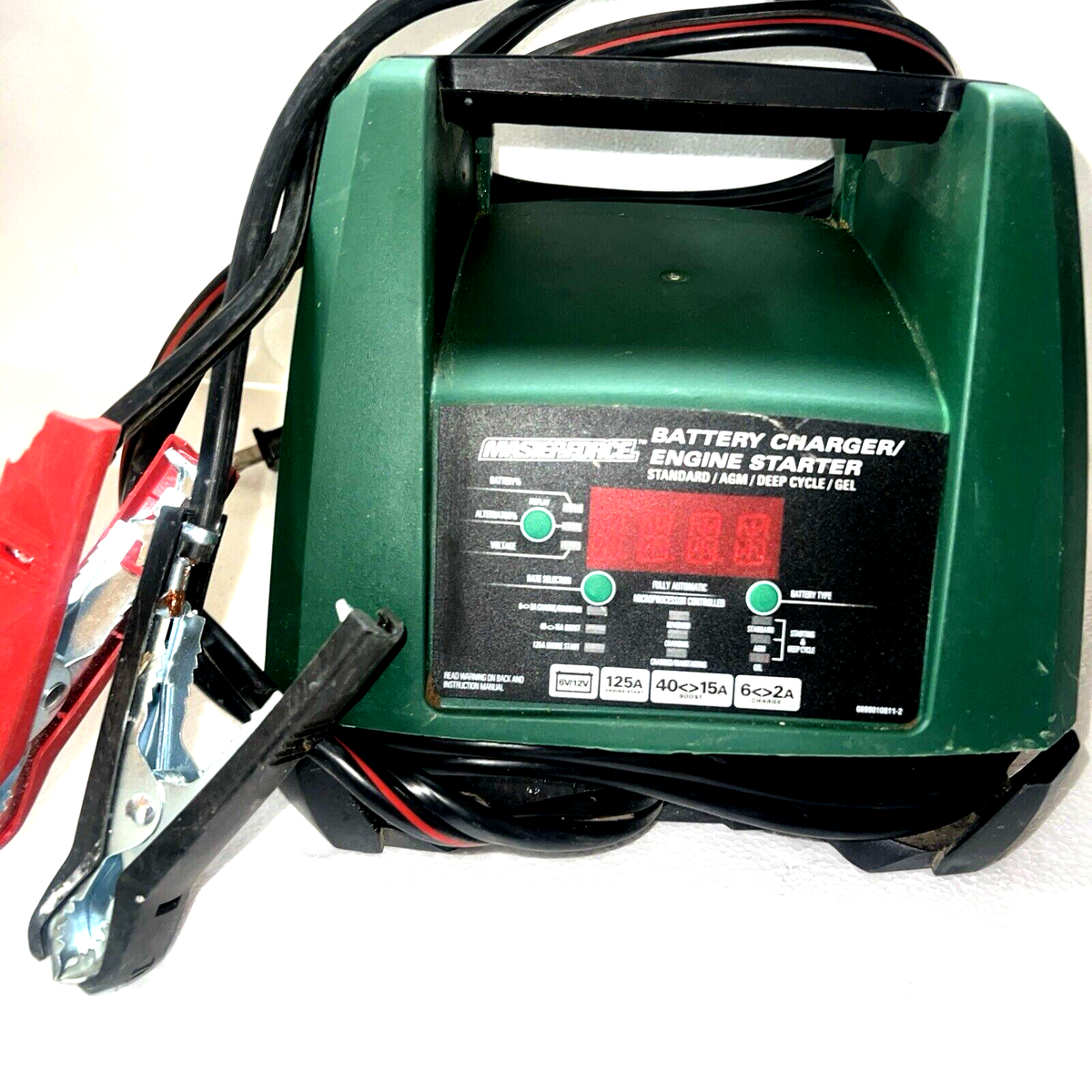Menards Masterforce 125 Amp Multi Stage Battery Charger Maintainer 