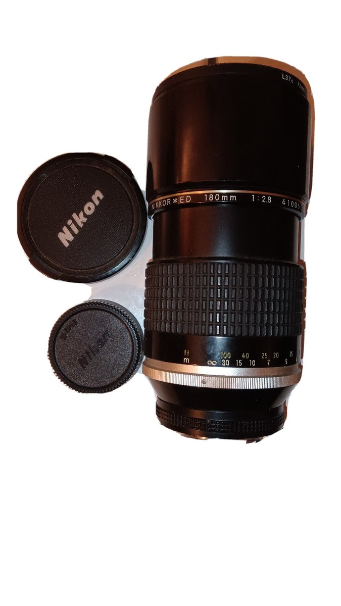 【美品】Nikon NIKKOR ED 180mm F/2.8 AIS AI-S Nikon Nikkor 180mm F2.8 ED AI-S Prime Telephoto Lens [GOOD] レンズ(単焦点)