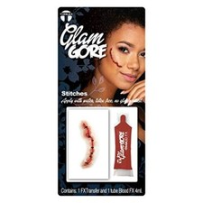 Tinsley Transfers Medium Glam Gore 3D FX Transfer Kit - Stitches, Latex Free Pro