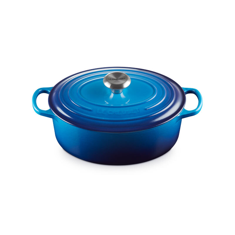 LE CREUSET Cocotte Evolution in Ghisa 27 cm Azure