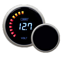 Prosport Gauges Blue Digital Volt Gauge 52mm 2 116 Prosport Gauges Blue Digital Volt Gauge 52mm 2 116