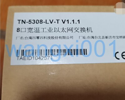 new MOXA TN-5308-LV-T V1.1.1 8-port module Ethernet switch Fast delivery