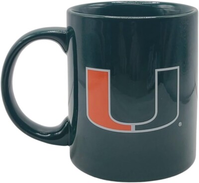 Boelter Brands NCAA Rally Mug, 11oz Standard Size (Miami Hurricanes)