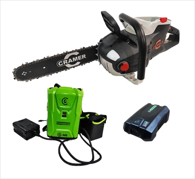 CRAMER GREENWORKS COMMERCIAL Cramer 82 V Akku-Kettensäge 82CS25 2,5 kW Säge 24 m/s Motorsäge 12,5Ah