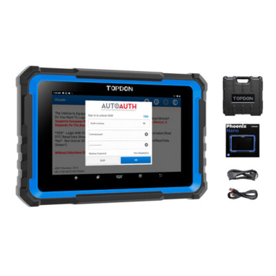 TOPDON Scanner Phoenix NANO-E FULL System Bidirectional Test Car Diagnostic Tool