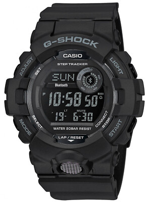 Casio G-Shock Bluetooth Herrenuhr mit Schrittzähler GBD-800-1BER B-Ware
