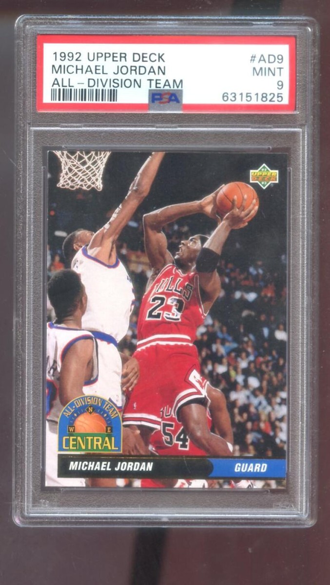 マイケルジョーダン 1993 Upper Deck PSA 9 1993-94 Upper Deck Pro View 3-D Jam #91 Michael Jordan PSA 9