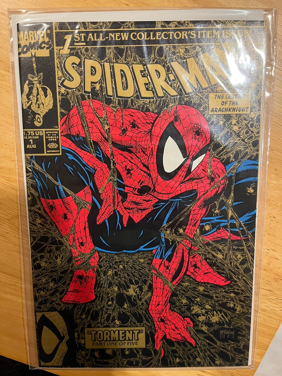 SPIDER-MAN #1 1990 GOLDアメコミトッド・マクファーレン Spider-Man #1 CGC 9.8 1990 RARE Gold UPC! Todd McFarlane Classic