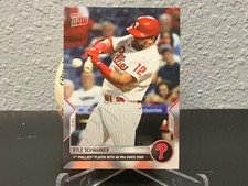 Kyle Schwarber, Philadelphia Phillies - 2022 Topps Now...Belted 40th Home Run!