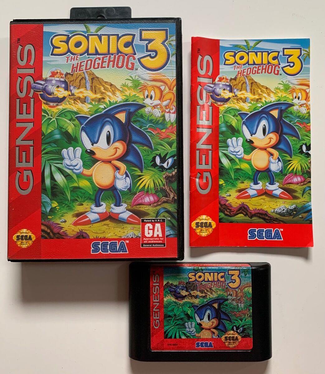 Sonic the Hedgehog 2 w/Manual & Case Sega Game Gear Cleaned & Tested  Authentic