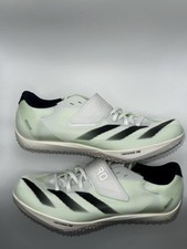 Adidas ADIZERO HJ Jumping Spikes Green Spark ID7243 Men's Size 9.5 NEW