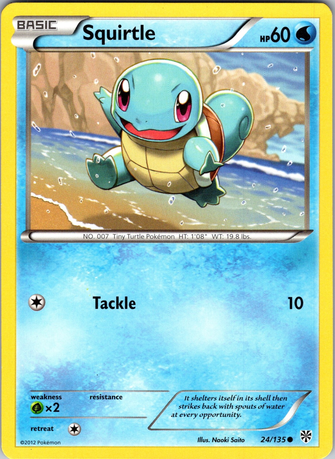Squirtle 24/135 Plasma Storm Pokemon TCG LP