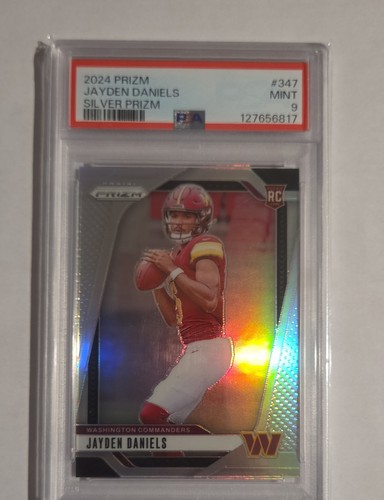 2024 Panini Prizm - Rookies Jayden Daniels #347 Silver Prizm (RC)