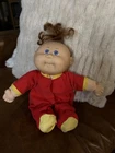Cabbage Patch Kid Vintage 1988 Preemie Doll Red Pajamas Outfit