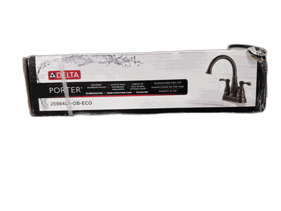 #ad Delta Porter 4 in. Centerset 2 Handle Bathroom Faucet in Oil Rubbed Bronze $74.99