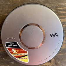 Sony CD Walkman D-EJ011 Digital Mega Bass G Protection Working
