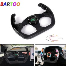 13 325mm U-shape Flat Drift Racing Steering Wheel Horn Button Universal 6 Hole 13 325mm U-shape Flat Drift Racing Steering Wheel Horn Button Universal 6 Hole