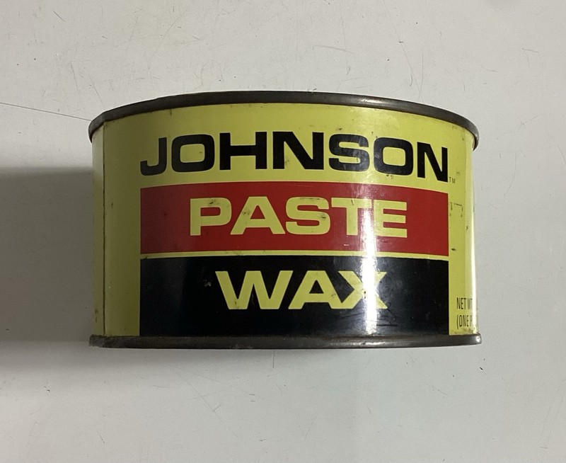 JOHNSON PASTE WAX-ORIGINAL FORMULA-16 OZ TIN WEIGHS 14.5 OZ