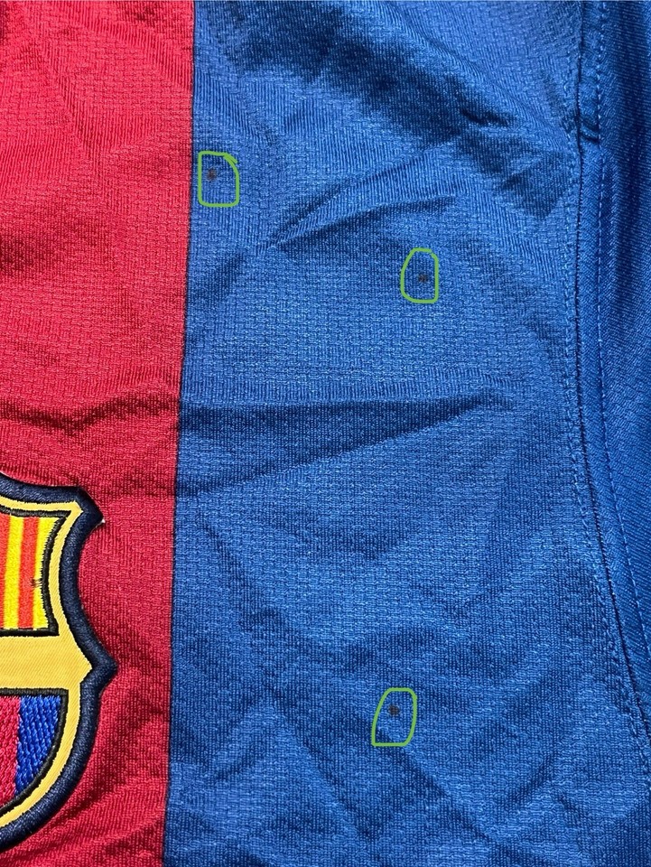 Maillot Vintage FC Barcelona - Javier Saviola - Numéro 7 - Taille XL - Occasion