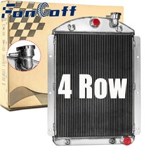 4 Row Radiator Fits 1941-1946 Chevy Truck Ds Bk Pickup Small Block V8 3.8l New