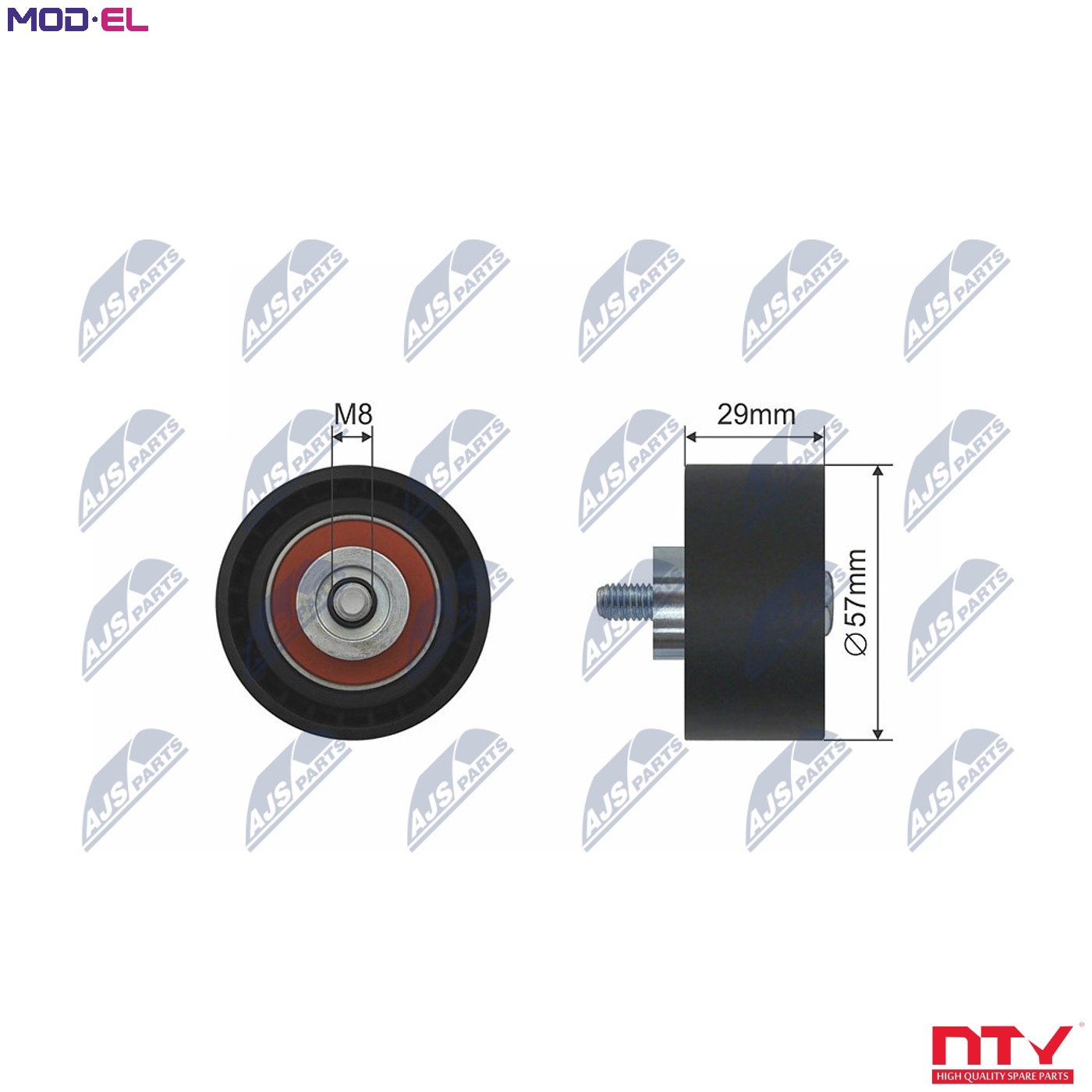 DEFLECTION PULLEYGUIDE PULLEY TIMING BELT RNK-AR-010 FOR ALFA ROMEO FIAT 2.0L