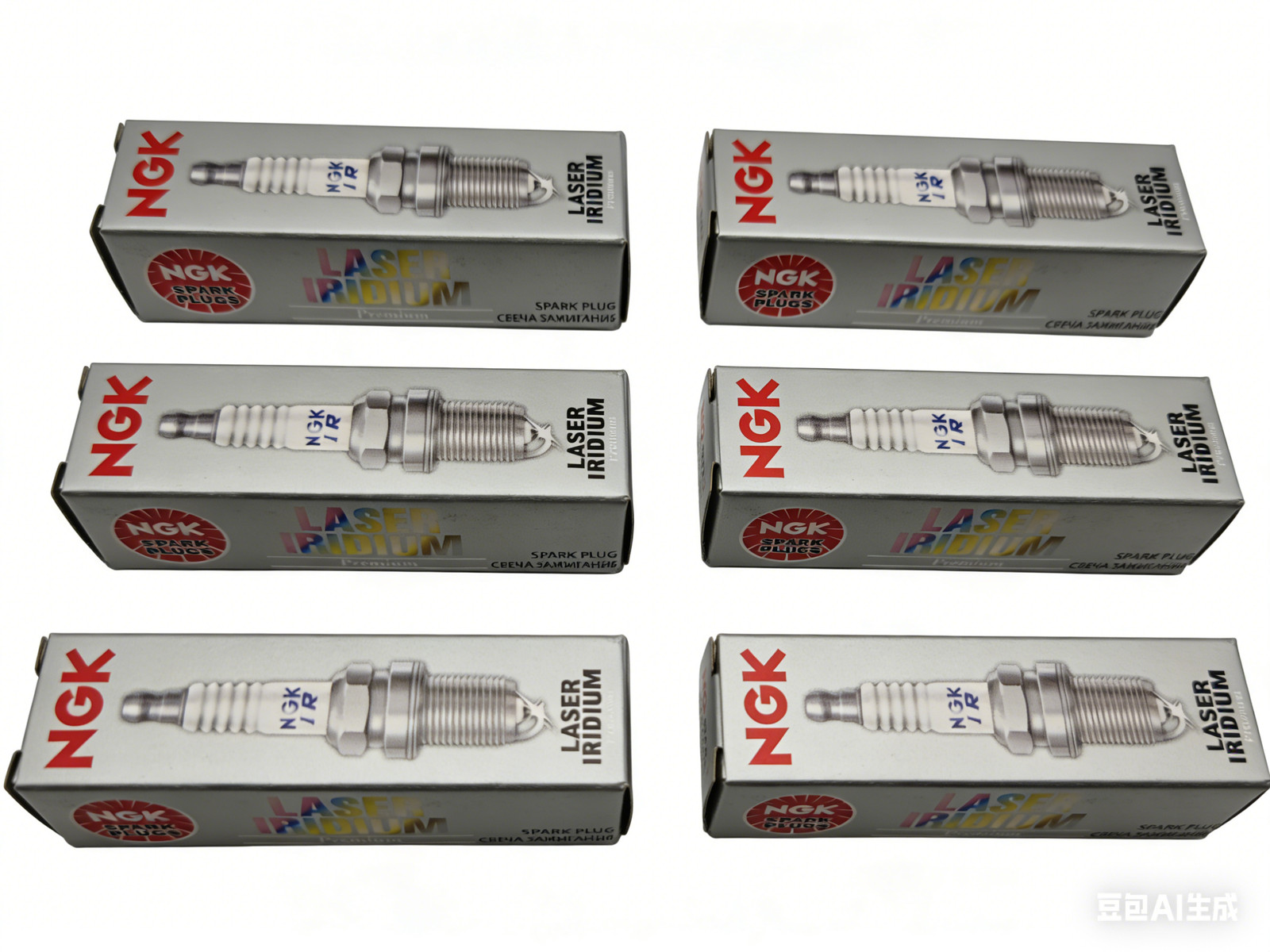 6Pcs Iridium Spark Plugs 9807B-5517W For Honda Odyssey Pilot Ridgeline 2005-2008
